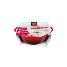 DOMEDIA Cocotte ovale tous feux rouge 6
