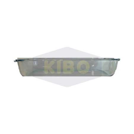 Plat rectangulaire en verre 32x19cm