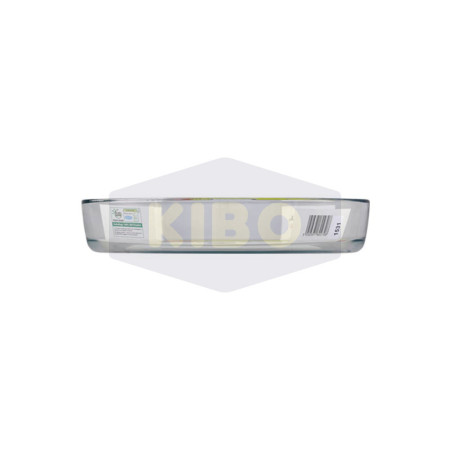 DOMEDIA Plat ovale en verre 35x24cm Antananarivo Madagascar