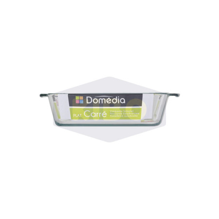 DOMEDIA Plat carré en verre 28x24cm Antananarivo Madagascar