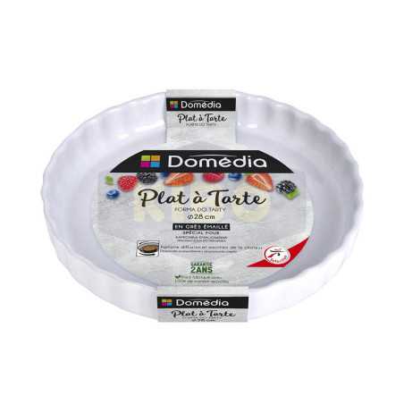 Plat à tarte blanc en céramique Ø29cm