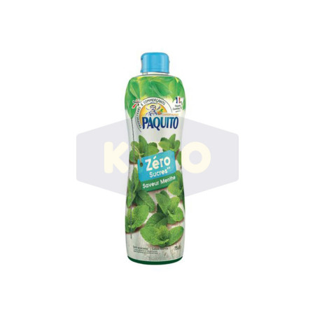PAQUITO Sirop de menthe zéro sucres 75cl Antananarivo Madagascar