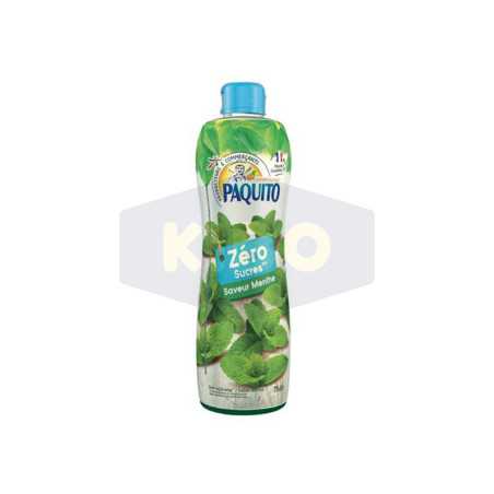 Sirop de menthe zéro sucres 75cl