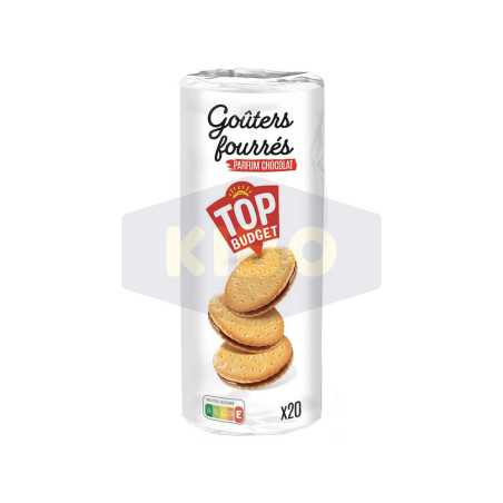 Biscuit goûters fourrés parfum chocolat 500g