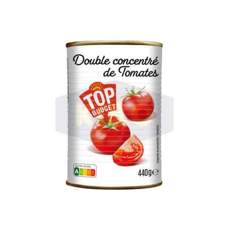 Double concentré de tomates 440g
