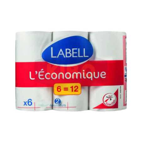 Papier hygiénique économique paquet de 6 rouleaux