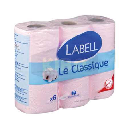 Papier hygiènique blanc Le Classique 2 plis 6 rouleaux