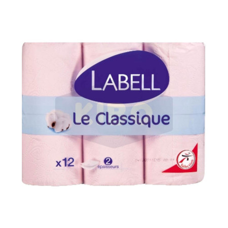 LABELL Papier hygiénique rose Le Classique 12 rouleaux Antananarivo Madagascar