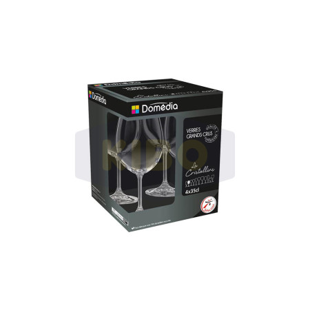 DOMEDIA 4 Verres grands crus 35cl Antananarivo Madagascar