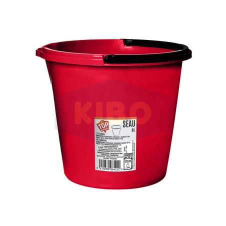 Seau rouge 8L