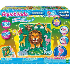 Coffret de perles a repasser - AQUABEADS - Balade en savane - 1000 perles et 4 bases