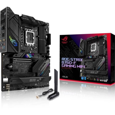 Carte Mere - ASUS - ROG STRIX B760-F GAMING WIFI - Wi-Fi 6E - DDR5 - Socket LGA1700