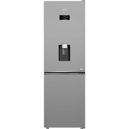 Réfrigérateur congélateur bas BEKO B3RCNE364HDS - 316 L (210+106) - gris acier