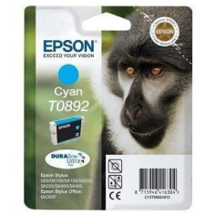 EPSON Cartouche d'encre T0892 Cyan - Singe (C13T08924011) EPSON Cartouche d'encre T0892 Cyan - Singe (C13T08924011)