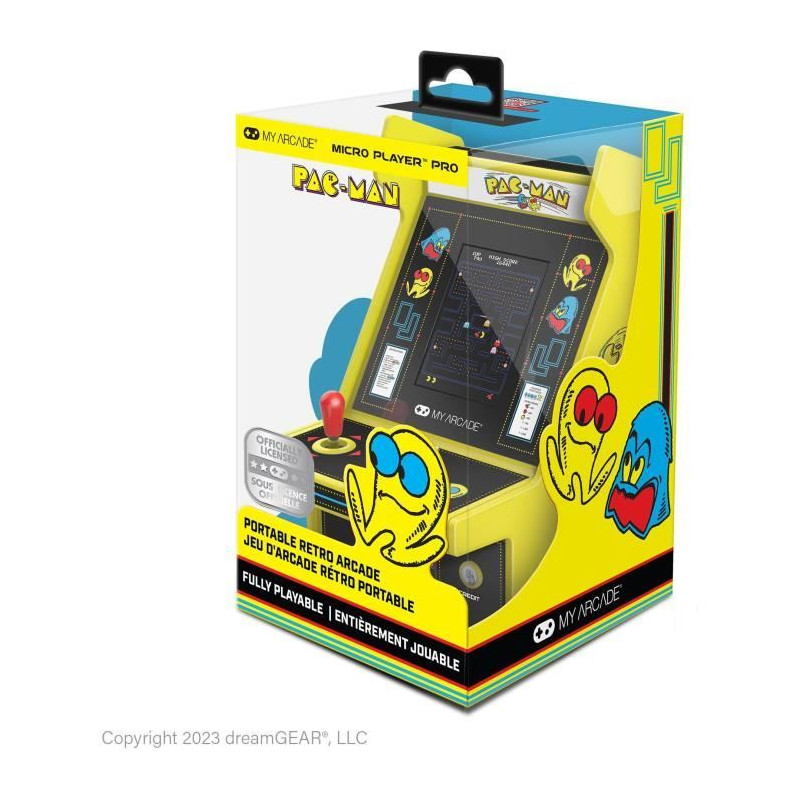 Console de jeux d'arcade Pac Man - Manette rétro-gaming