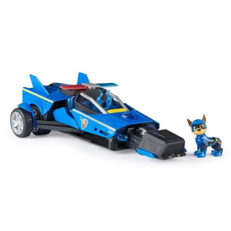 Véhicule Deluxe Chase La Super Patrouille - Le Film - Paw Patrol - Transformable - Effets sonores et lumineux