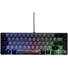 Clavier Gamer - The G-Lab - KEYZ HYDROGEN - 60% Format Compact - Rétroéclairé - Filaire - Noir/Gris