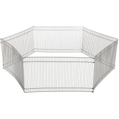 TRIXIE Enclos métal galvanisé - Ø90cm - Pour petit animal TRIXIE Enclos métal galvanisé - Ø90cm - Pour petit animal
