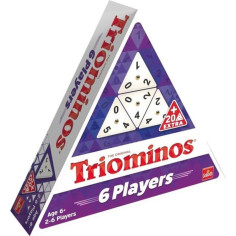 Jeu de société - Goliath - Triominos 6 joueurs - 20 tuiles stratégiques Jeu de société - Goliath - Triominos 6 joueurs - 20 tuiles stratégiques