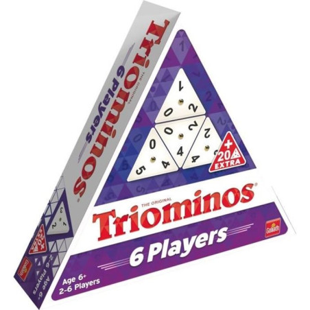 Jeu de société - Goliath - Triominos 6 joueurs - 20 tuiles stratégiques