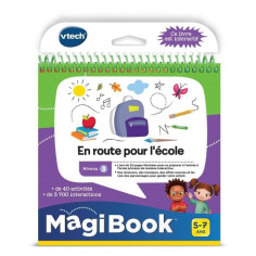 VTECH - Livre Interactif Magibook - En Route Pour L'École VTECH - Livre Interactif Magibook - En Route Pour L'École