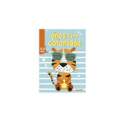 Mon Gros Livre De Coloriage (Tigre Avec Lunettes)-Livre Antananarivo Madagascar - Marketplace