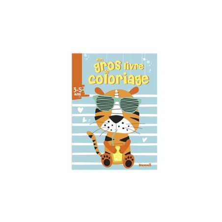 Mon Gros Livre De Coloriage (Tigre Avec Lunettes)