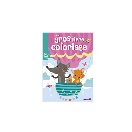 Mon Gros Livre De Coloriage (Renard Et Loup)-Livre Antananarivo Madagascar - Marketplace