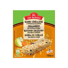 TOP BUDGET Barre de céréales à l'abricot et pomme 125g Antananarivo Madagascar