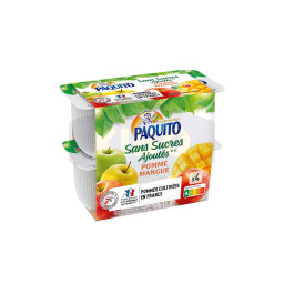 PAQUITO Compote mangue zéro sucre 4x100g Antananarivo Madagascar