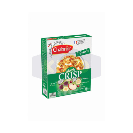 CHABRIOR Muesli crispy 5 fruits 500g Antananarivo Madagascar