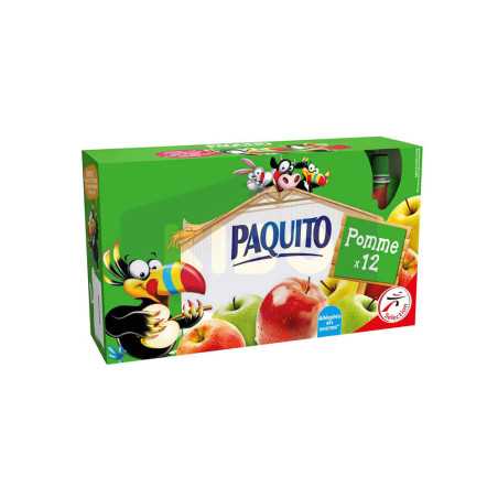 Gourdes compote de pommes allégée en sucres 12x90g