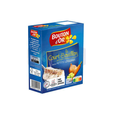 BOUTON D'OR Court-bouillon au vin blanc 3 sachets 126g Antananarivo Madagascar