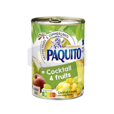 PAQUITO Cocktail de fruits au sirop en conserve 7/2 250g Antananarivo Madagascar