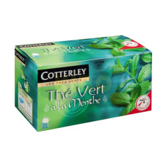 COTTERLEY Thé vert à la menthe 25 sachets x40g Antananarivo Madagascar