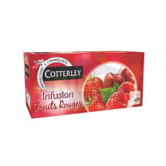 COTTERLEY Infusion saveur fruits rouges 25 sachets 40g Antananarivo Madagascar