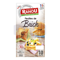 MONIQUE RANOU 10 Feuilles de Brick 170g Antananarivo Madagascar
