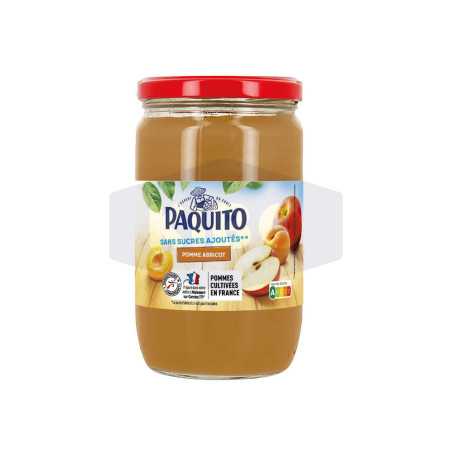 Purée de pomme abricot zéro sucre en bocal 680g