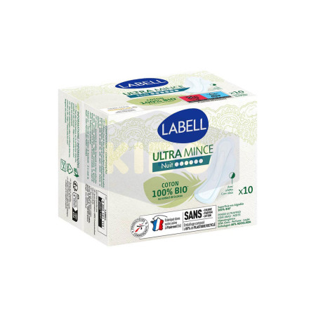 LABELL Serviette hygiénique ultra nuit avec ailette boite de 10 Antananarivo Madagascar