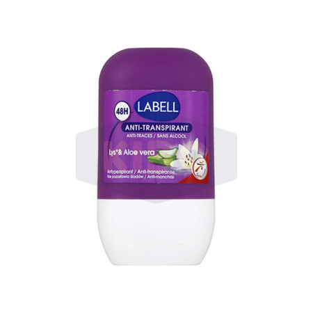 LABELL Déodorant anti-transpirant 48h roll on femme lys et aloe vera 50ml Antananarivo Madagascar