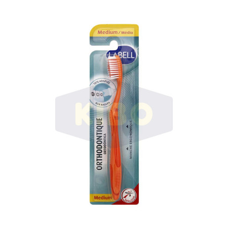 LABELL Brosse à dents orthodontiques médium Antananarivo Madagascar