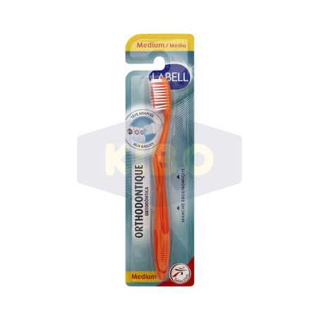 Brosse à dents orthodontiques médium