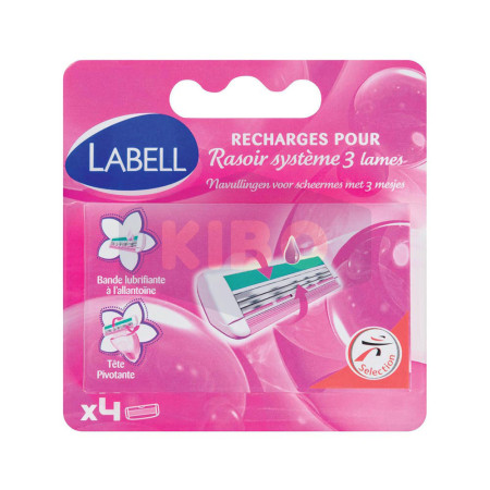 LABELL Recharges rasoir système 3 lames pour femme x4 Antananarivo Madagascar