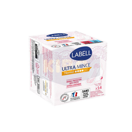 LABELL Serviettes hygiéniques ultra mince normal avec ailette 14 pièces Antananarivo Madagascar