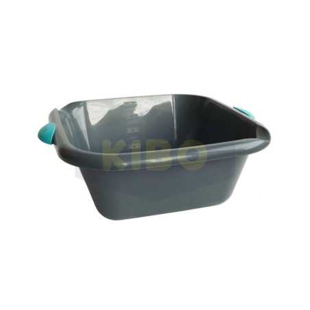 Cuvette carrée grise 5L