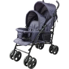 Poussette canne double BAMBISOL - 6-36 mois pour le siege avant (max 15 kg) et de 0-3