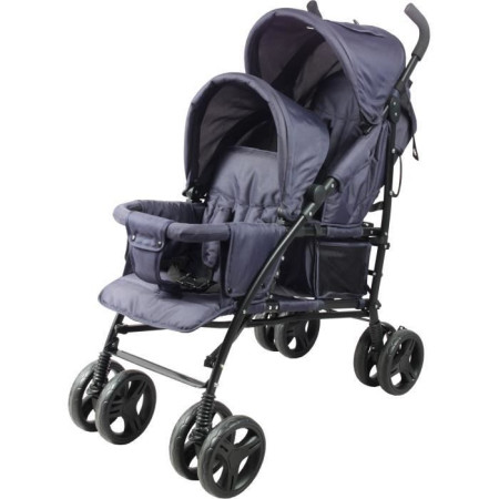 Poussette canne double BAMBISOL - 6-36 mois pour le siege avant (max 15 kg) et de 0-3