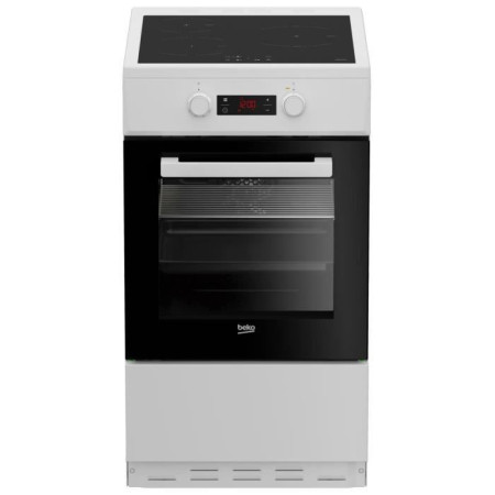 Cuisiniere induction - BEKO - FSM58301WC - 3 feux - 0
