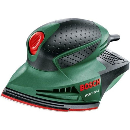 Ponceuse Multi Bosch - PSM 100 A (livrée dans un coffret en plastique avec 3 feuilles
