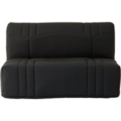 Banquette BZ DREAM - Tissu 100% Coton noir - Couchage 140x190 cm - 2 places - Confort moelleux Banquette BZ DREAM - Tissu 100% Coton noir - Couchage 140x190 cm - 2 places - Confort moelleux